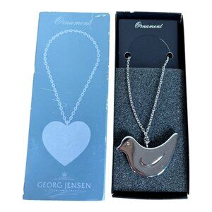 Georg Jensen Platinum Plated‎ Bird Ornament